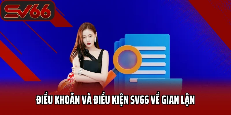 Điều khoản và điều kiện SV66 về tình trạng gian lận